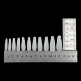 Coffin - Long Full Cover / Press On Nail Tips - 500pcs - Box - Natural