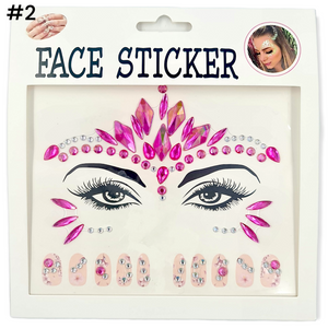 Body Gem Art Sticker - Face & Nails