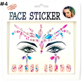 Body Gem Art Sticker - Face & Nails