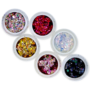 Glitter - Chunky - NA171 - 6pcs