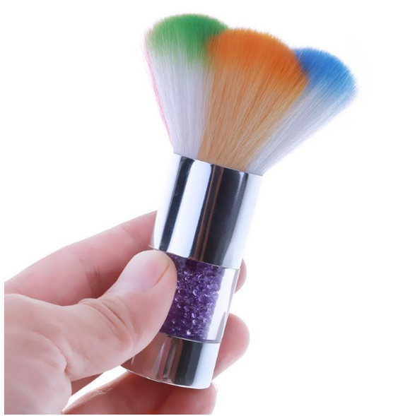 Dusting Brush - Colourful/Silver Handle