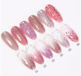 AS - UV Gel Polish - Glow In The Dark Glitter