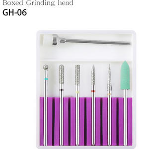 Luxury Electric Nail File/Drill Grinding Bits Set - GH-06