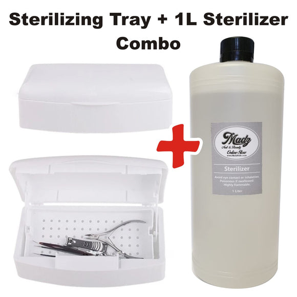 Sterilizing Tray + 1L Sterilizer Combo