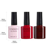 Vendeeni - UV Gel Polish - 3pcs Set - Set 7