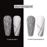 Vendeeni - UV Gel Polish - Disco/Reflective/Diamond Chipping - Liner