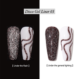 Vendeeni - UV Gel Polish - Disco/Reflective/Diamond Chipping - Liner