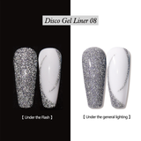 Vendeeni - UV Gel Polish - Disco/Reflective/Diamond Chipping - Liner