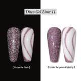 Vendeeni - UV Gel Polish - Disco/Reflective/Diamond Chipping - Liner