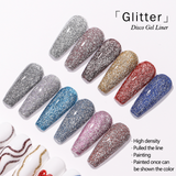 Vendeeni - UV Gel Polish - Disco/Reflective/Diamond Chipping - Liner