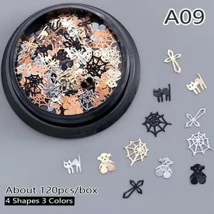 Nail Décor - Metal Cut-out Sequins - A09