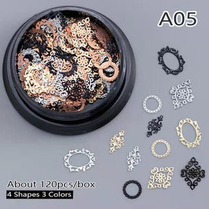 Nail Décor - Metal Cut-out Sequins - A05