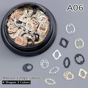 Nail Décor - Metal Cut-out Sequins - A06