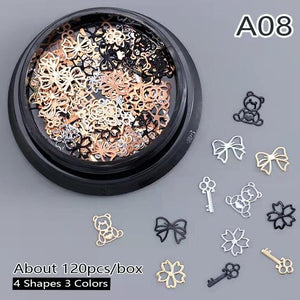 Nail Décor - Metal Cut-out Sequins - A08