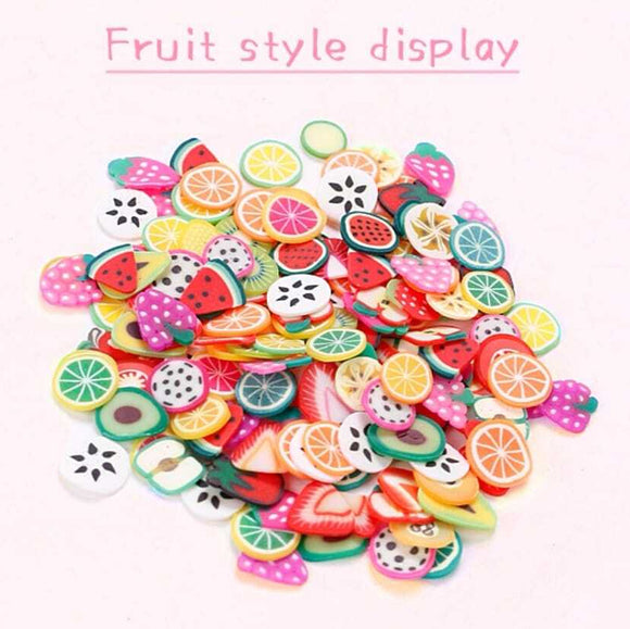3D Mini Décor - Mix Clay Slices - Fruit