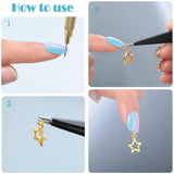 Metal Nail Jewelry Rings - 50pcs