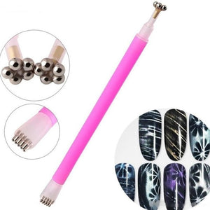 Cat Eye Magnet - Double Head Flower Pen