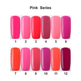 AS - UV Gel Polish - Pink/Rose Red Series