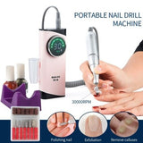30000rpm Electric Nail File/Drill Machine (TGR-109) - Rechargeable / Cordless / Portable
