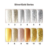 AS - UV Gel Polish - Silver/Gold Series